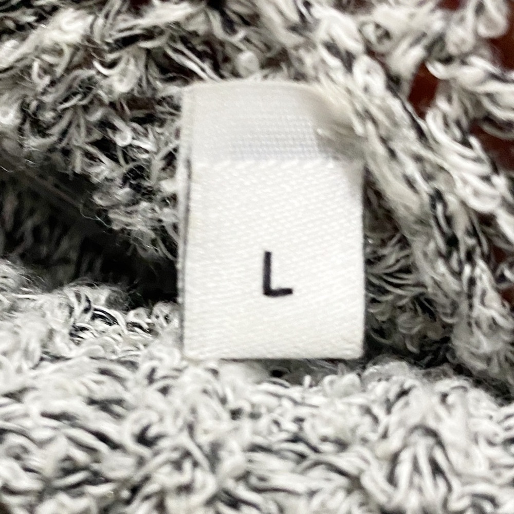SANDRO PARIS Grey Linen Chunky Knit Sweater - Picture 9 of 12